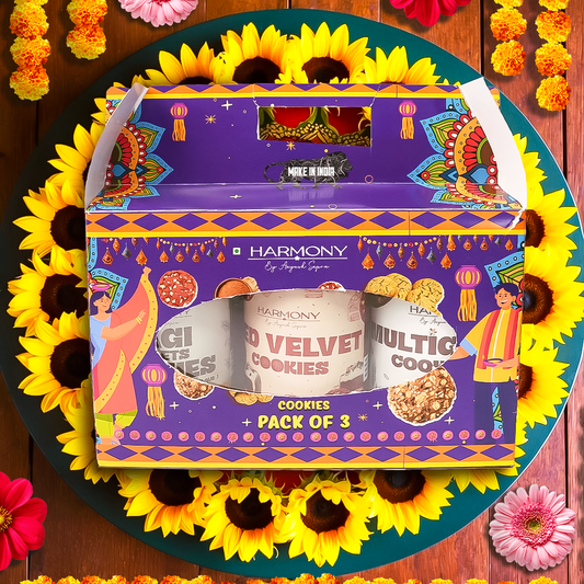 Harmony Cookie Hamper – Trio of Flavors