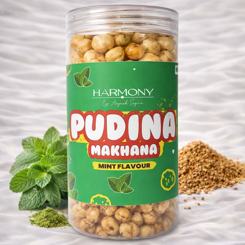 Harmony Mint & Pudhina Flavored Makhana – Harmony Chocolates by
