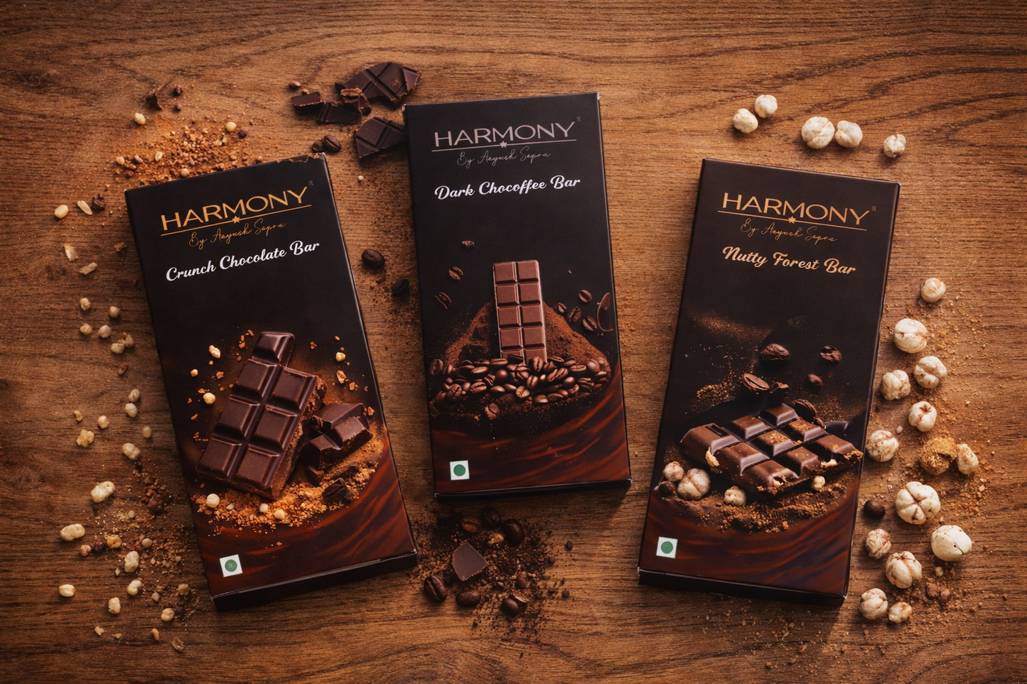 Harmony Classic Combo (Pack of 3): A Trio of Gourmet Chocolate Sensations