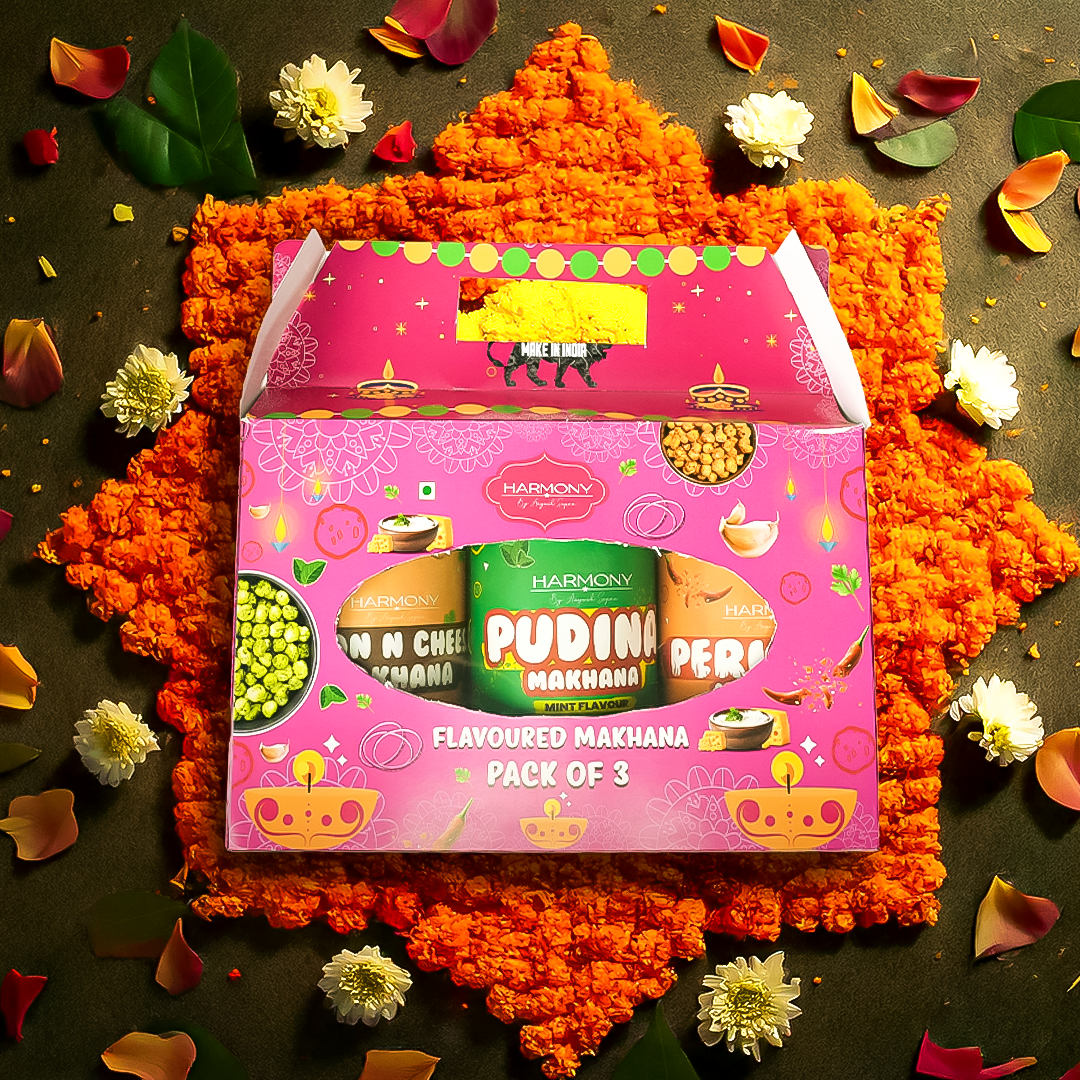 Harmony Makhana Hamper – Trio of Flavors