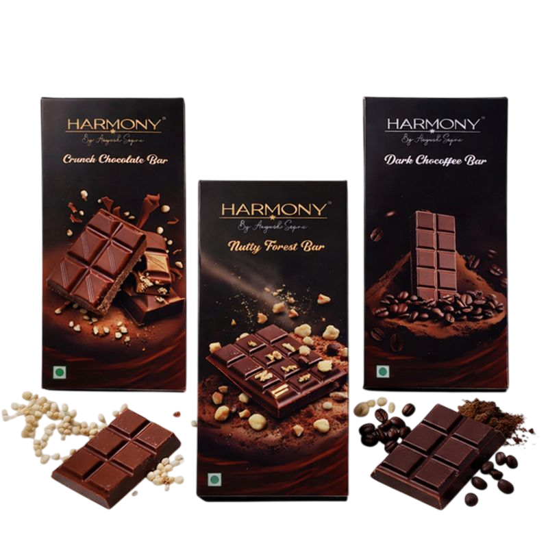 Harmony Classic Combo (Pack of 3): A Trio of Gourmet Chocolate Sensations