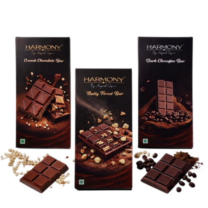 Harmony Classic Combo (Pack of 3): A Trio of Gourmet Chocolate Sensations